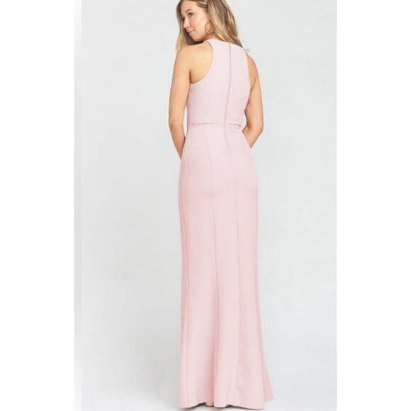Show Me Your Mumu Chicago high neck halter long gown size Small NWT Vintage Rose - Picture 5 of 10